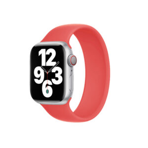Pulseira para Apple Watch Solo Loop Laranja Coral Largura da Pulseira: 38/40/41/4