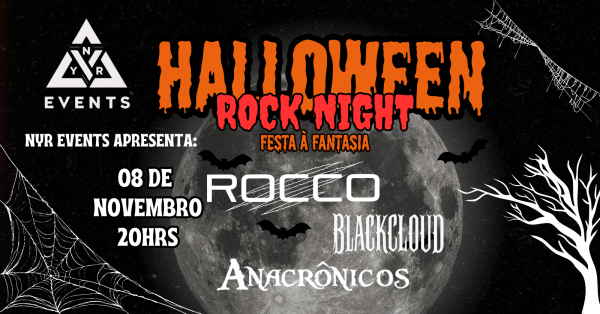 Halloween Rock Night | 08 de NovembroR. Quatorze de Julho, 1159 – Anápolis, GOSábado, 08 de Nov às 20:00