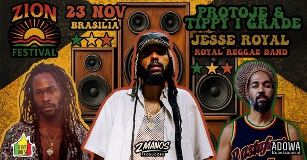 Zion FestivalGinásio de  Esportes da Candangolândia – Brasília, DFDomingo, 23 de Nov às 14:00