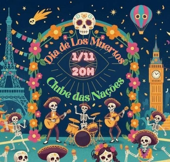 DIA DE LOS MUERTOS no CLUBE DAS NAÇÕESClube das Nações – Brasília, DFSábado, 01 de Nov às 20:00