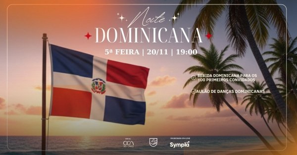 NOITE DOMINICANA NA OCA #7OCA DO LAGO – Brasília, DFQuinta, 20 de Nov às 19:00
