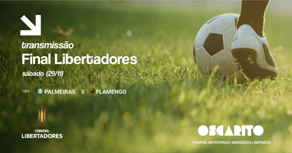 Final Libertadores + Sábado no OscaritoOscarito Brasília: Esporte, Balada, Lazer, Shows, Música, Feijoada – Brasília, DFSábado, 29 de Nov às 16:00