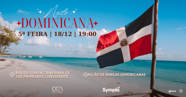 NOITE DOMINICANA NA OCA #8OCA DO LAGO – Brasília, DFQuinta, 18 de Dez às 19:00