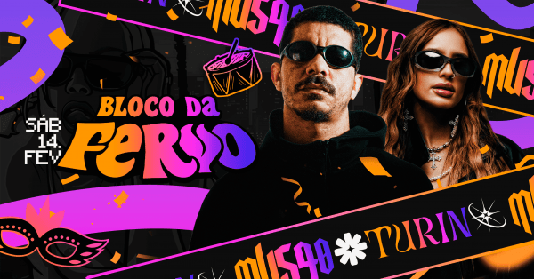 BLOCO DA FERVO | SÁBADO DE CARNAVALAscade Beira Lago  – Brasília, DFSábado, 14 de Fev às 20:00