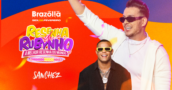 Resenha do Rubynho | Swingueira diretamente da Bahia + Pagode – 06.02Brazolia Cozinha E Bar – Brasília, DFSexta, 06 de Fev às 19:00